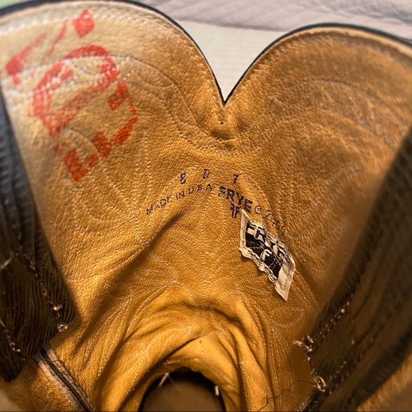 Frye Leather Cowboy Boots - Picture 7 of 9